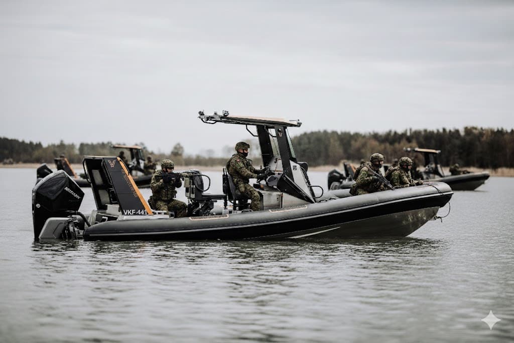 Cross Water tactical platform on a Search and Rescue mission